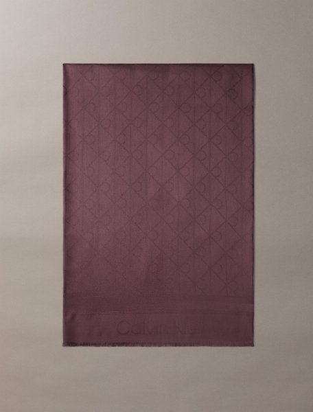 CALVIN KLEIN Logo-Jacquardschal 10806572