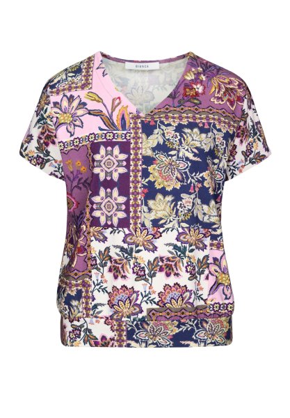 BIANCA Cooles Print-Shirt mit V-Ausschnitt 10804316