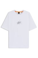 Vorschau: BOSS ORANGE Relaxed-Fit T-Shirt aus Baumwolle mit Logo-Artwork 10797994