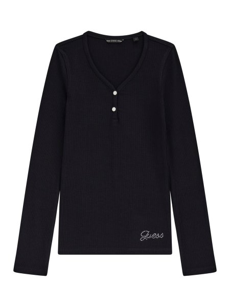 GUESS Geripptes Langarmshirt 10807983