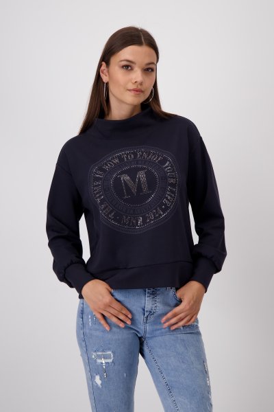 MONARI Sweatshirt mit Emblem Print 10789611