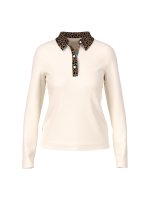 Vorschau: MARC CAIN Langarmshirt mit Polokragen 10810947