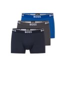 Vorschau: BOSS DREIER-PACK BOXERSHORTS AUS STRETCH-BAUMWOLLE MIT LOGOS AM BUND Power 10679623