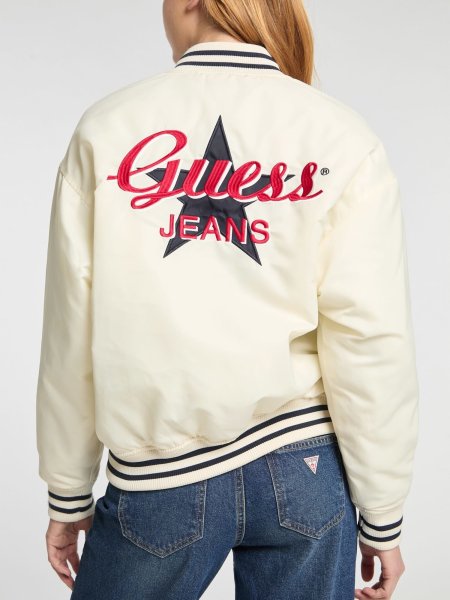 GUESS JEANS Bestickte College-Jacke