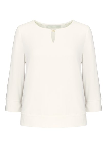 BIANCA Schickes Blusenshirt, vorne gedoppelt mit Chiffon 10778033