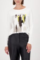 Vorschau: MONARI Langarmshirt mit Gemäldeprint 10820494