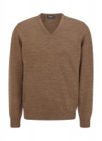 Vorschau: MAERZ MUENCHEN Merino V-Neck Pullover Klassik 10010306