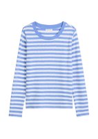 Vorschau: MARC O´POLO DENIM Langarmshirt mit Blockstreifen 10813096