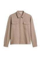 Vorschau: Marc O´Polo Denim Sweat-Overshirt relaxed aus Bio-Baumwolle mit feiner Struktur 10822087