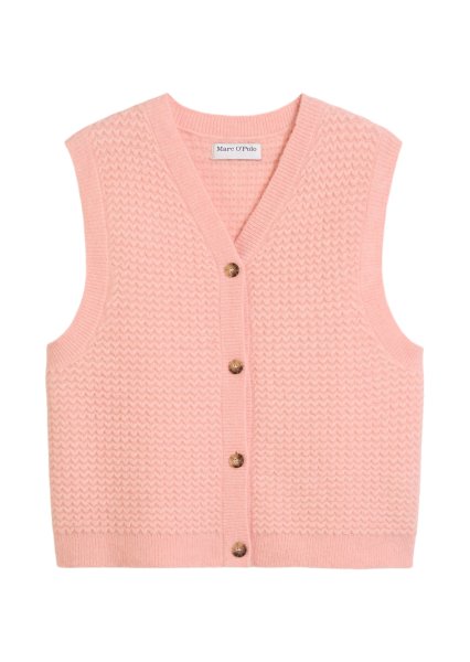 MARC O´POLO DENIM Ärmelloser Cardigan regular 10813102