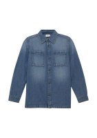 Vorschau: S.Oliver Denim-Hemd mit Used-Effekt 10827016