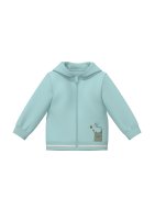 Vorschau: S.Oliver Unisex Sweatshirt-Jacke mit Kapuze und Motiv 10834776