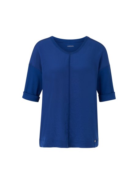 MARC CAIN Weite Bluse in Materialmix 10785049