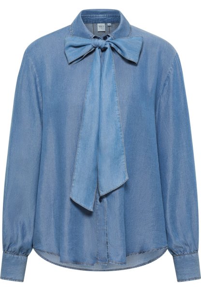ETERNA Bluse Fake Denim Langarm 10810909