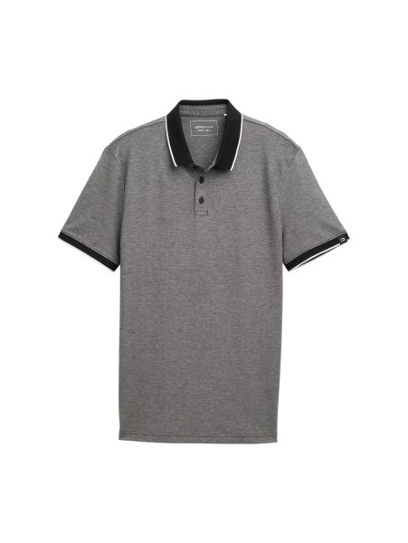 TOM TAILOR DENIM Piqué Poloshirt aus Baumwolle 10804623