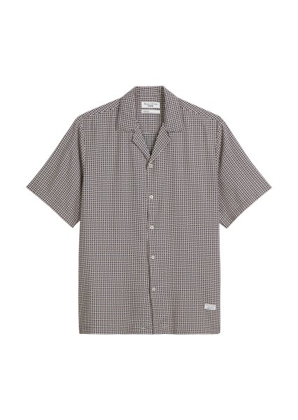 MARC O´POLO DENIM Kurzarm-Hemd regular aus softer Viskose 10801643