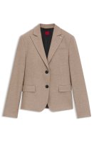 Vorschau: HUGO RED Relaxed-Fit Blazer aus elastischem Mouliné-Gewebe 10798162