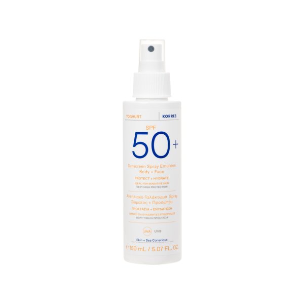 KORRES Yoghurt Sonnenschutz Spray-Emulsion für Gesicht & Körper SPF50