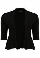 Vorschau: DORIS STREICH Jersey-Jacke mit Schalkragen und Schößchen 10374368