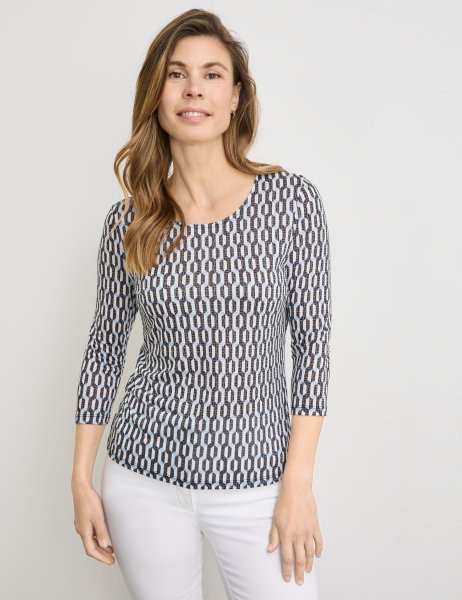 GERRY WEBER EDITION 3/4 Arm Shirt in Ausbrenner-Qualität 10763146