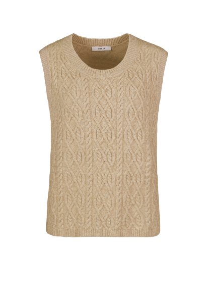 BIANCA Pullunder in angesagter Grobstrick-Optik mit Zopfmuster 10804321