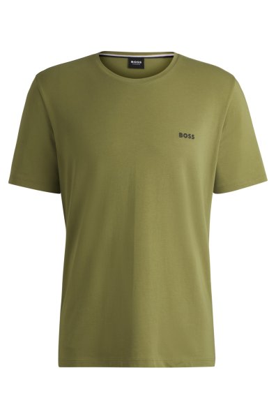 BOSS Regular-Fit T-Shirt aus Stretch-Baumwolle mit Logo-Stickerei 10782016
