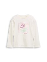 Vorschau: TOM TAILOR DENIM Langarmshirt mit Blumen-Stickerei 10821874