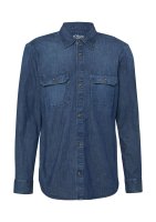 Vorschau: S.Oliver Langarm-Denimhemd aus reiner Baumwolle 10827684