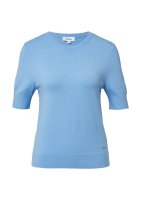 Vorschau: S.OLIVER Kurzärmeliger Strickpullover mit Rippbündchen 10811374