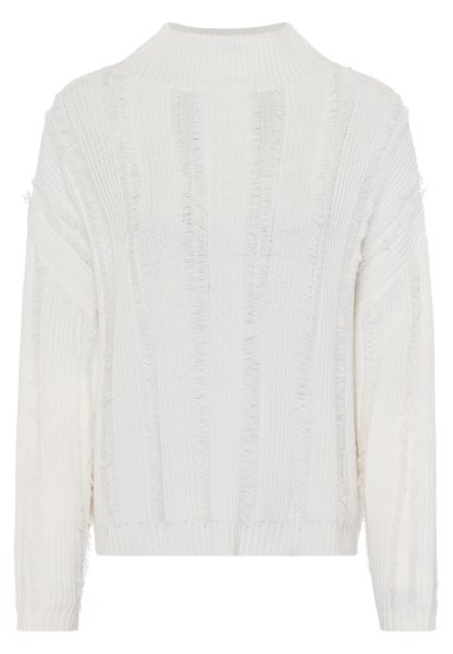 MARC AUREL Pullover mit Fransen 10819617