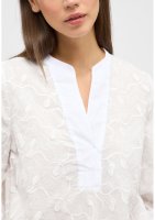 Vorschau: Eterna Bluse Lochstickerei Langarm 10829678