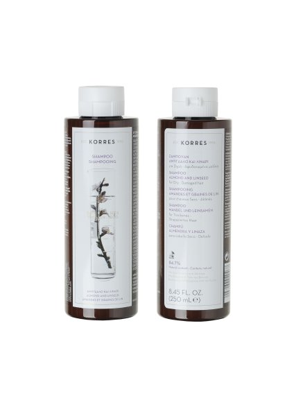 KORRES Almond & Linseed Shampoo für trockenes, strapaziertes Haar