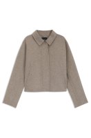 Vorschau: BOSS Regular-Fit Mantel aus einem Wollgemisch mit Melange-Effekt 10798243