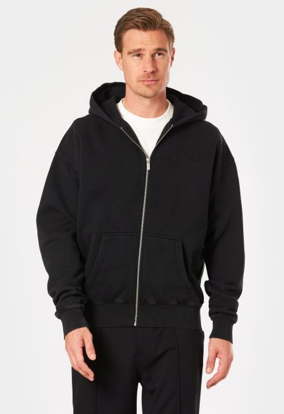 PEGADOR LOGO OVERSIZED SWEATJACKE VINTAGE SCHWARZ 10785059