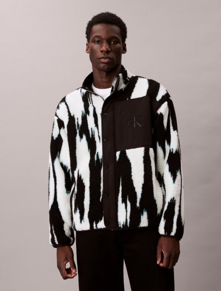 CALVIN KLEIN JEANS LS JACQUARD 3 SHERPA Jacke 10806410