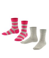 Vorschau: FALKE Happy Stripe 2-Pack Kinder Socken 10621037