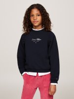 TOMMY HILFIGER Relaxed Fit Sweatshirt mit Schreibschrift-Logo 10758278