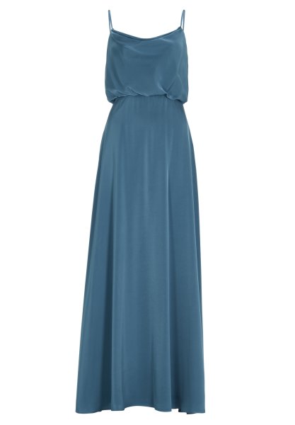 HEY KYLA Abendkleid aus Satin mit angedeutetem Wasserfallausschnitt 10778872