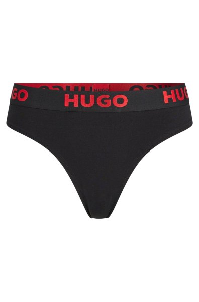 HUGO RED TANGA AUS STRETCH-BAUMWOLLE MIT LOGO AM BUNDTHONG SPORTY 10682298