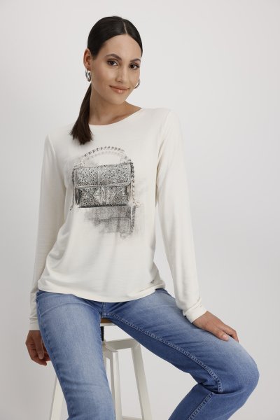 MONARI Shirt mit Taschen-Print 10777682