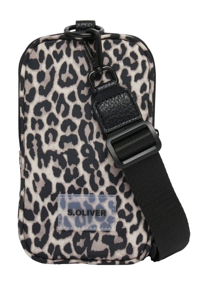 S.OLIVER Handy-Tasche aus Nylon mit Leo-Print 10814553