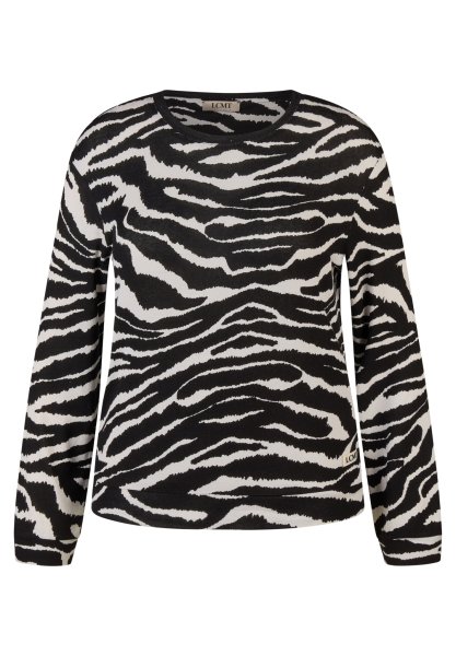 LECOMTE Zebra Noir Langarmshirt 10810272