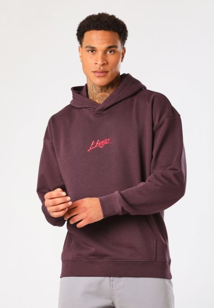 HUGO RED Relaxed-Fit Hoodie aus Baumwoll-Terry mit Logo-Prints 10755320