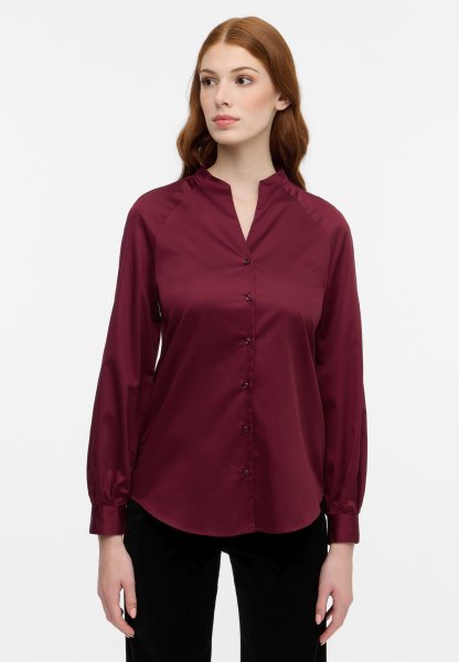 ETERNA Satin Shirt Bluse Satingewebe Langarm 10712400