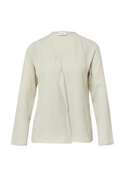 COMMA Feminine Bluse mit asymmetrischem Volant-Detail 10814792