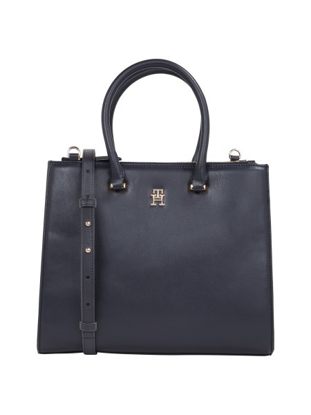 TOMMY HILFIGER Tote-Bag mit TH-Monogramm-Emblem 10767686