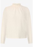 Vorschau: ZERO Bluse mit Lochmuster 10846476