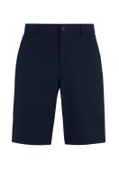 Vorschau: BOSS GREEN Schmal geschnittene Shorts aus dehnbarer Popeline 10781395