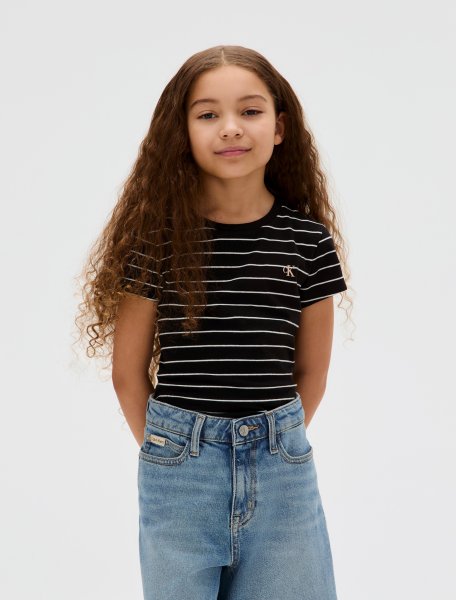 CALVIN KLEIN Schmales Gestreiftes T-Shirt 10796617