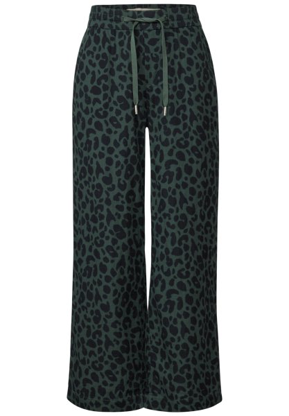 STREET ONE Gemusterte Musselin Hose 10803461